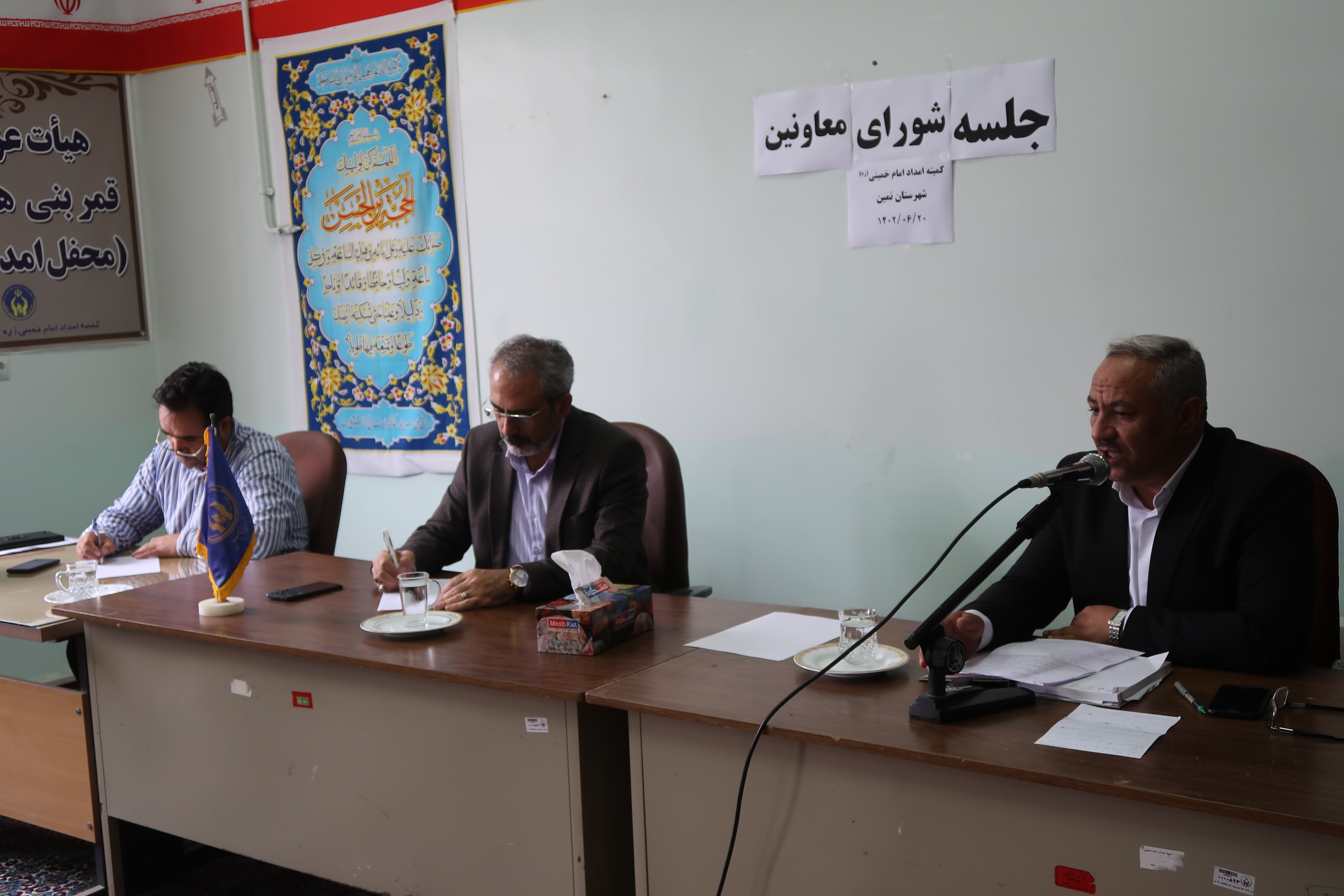 سفر مدیرکل کمیته امداد استان اردبیل به شهرستان نمین